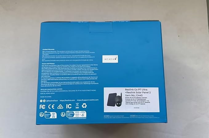 REOLINK 8MP ULTRA HD 4K OUTDOOR WIFI 6BATTERY PT CAMERA KIT BWPT4K07SPW thumbnail 3