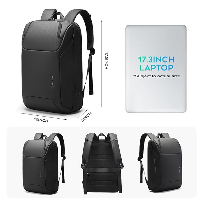 BANGE BACKPACK BLACK BG-7802 thumbnail 4