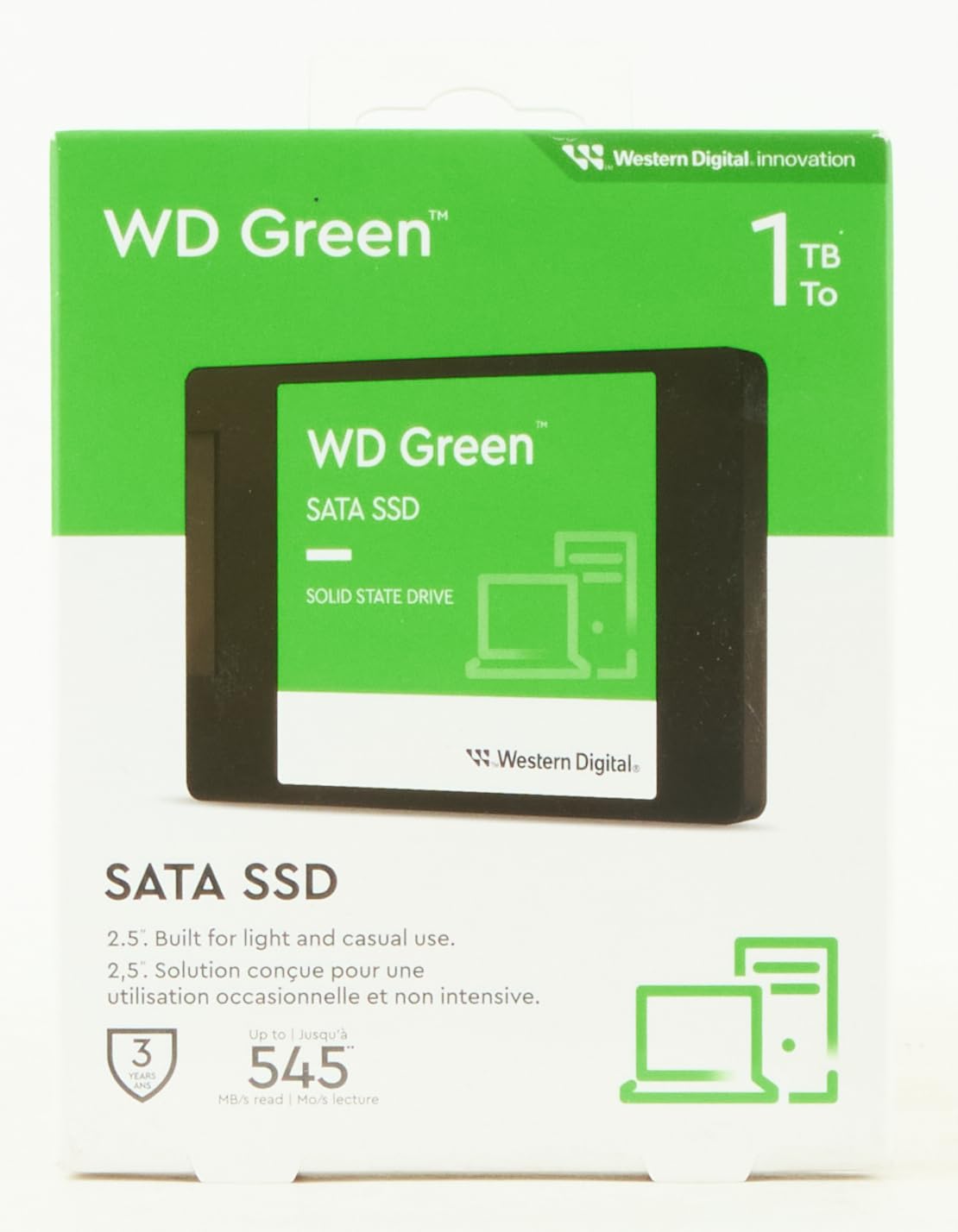 WD GREEN SSD SATA  1TB UP TO 545MB/S WDS100T3G0A-00BJG0 thumbnail 6