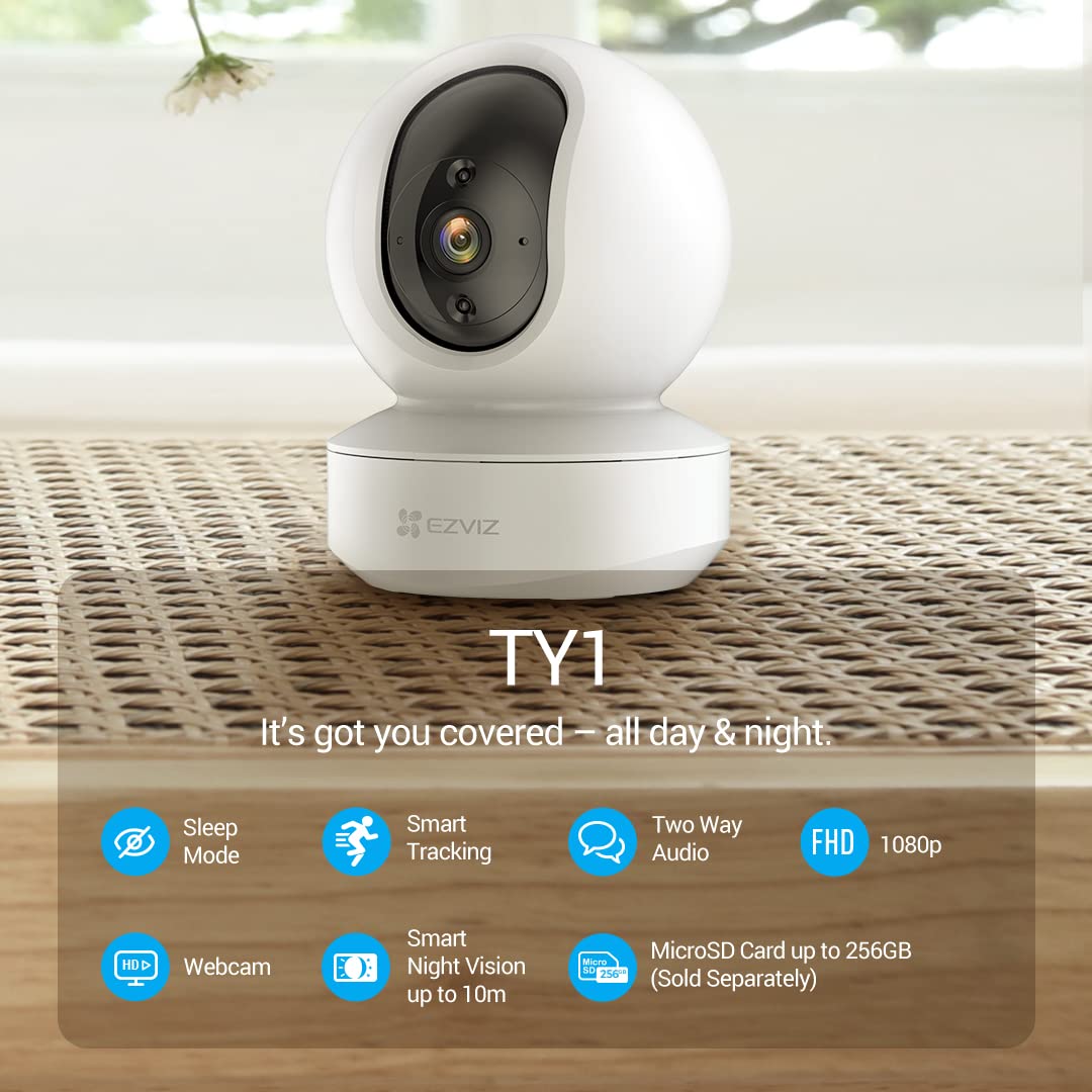 EZVIZ SMART HOME CAMERA FULL HD 4K TY1 CS-TY1 PRO thumbnail 2