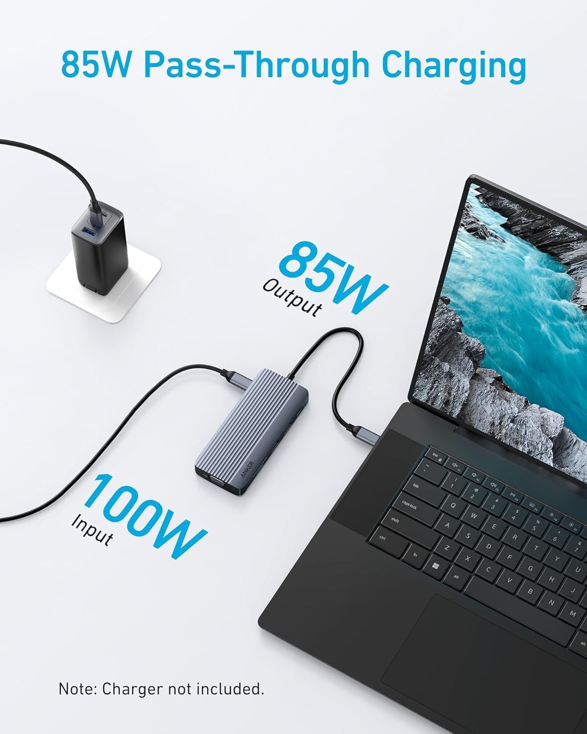 ANKER USB C HUB 10 IN 1 DUAL DISPLAY A83C2HA1 thumbnail 5