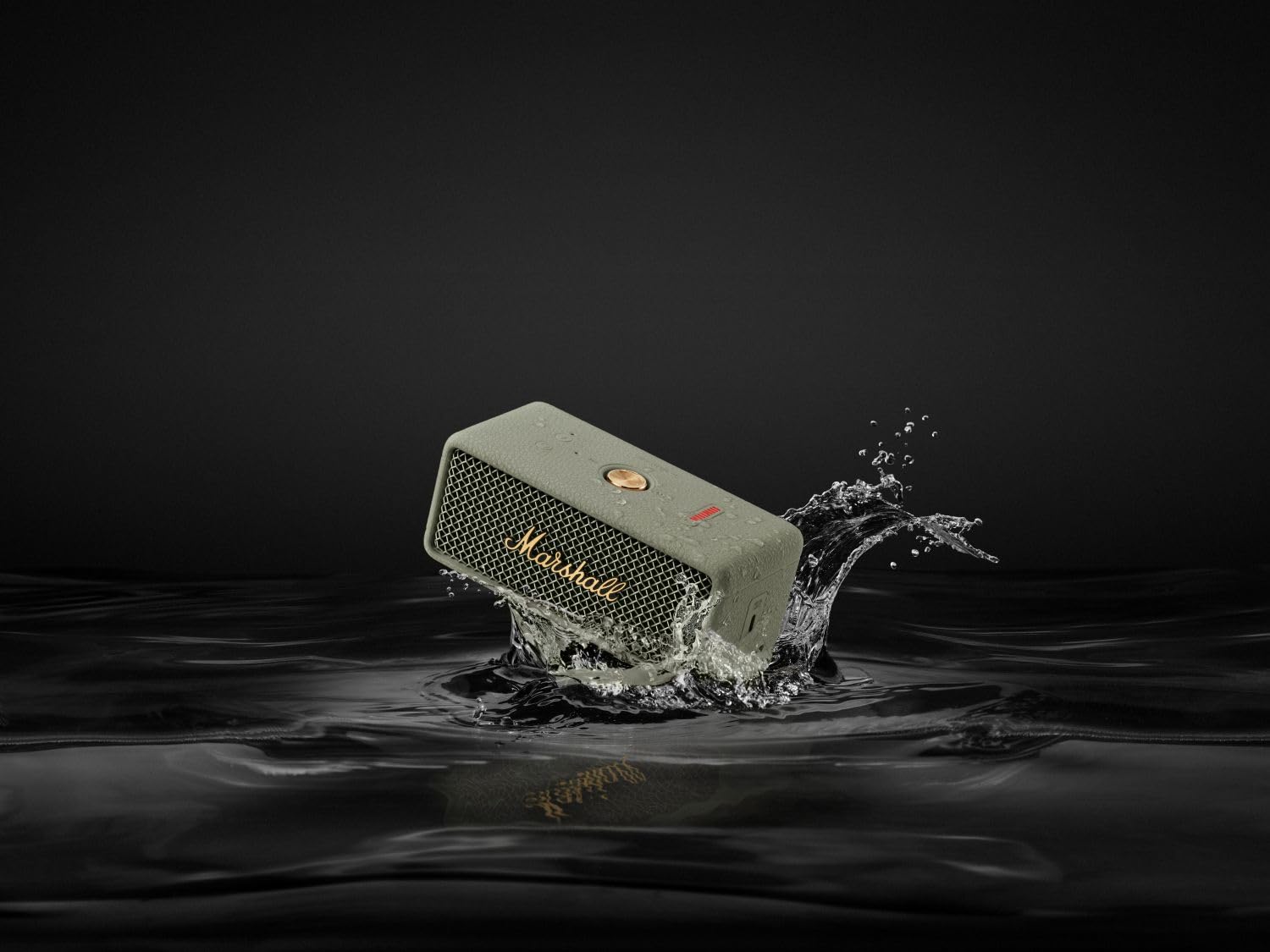 MARSHALL EMBERTON III PORTABLE WIRELESS SPEAKER SAGE GREEN EMBERTONIII-SGRN thumbnail 6