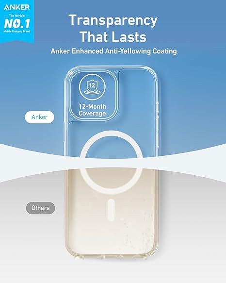 ANKER MAGNETIC CASE FOR IPHONE 16 PRO MAX CLEAR A90H2H0C thumbnail 3