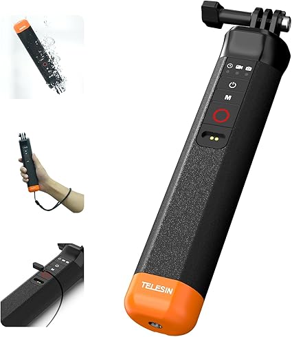 TELESIN FLOATING HAND GRIP WITH REMOTE CONTROL S4-FHG-01-TGP thumbnail 2