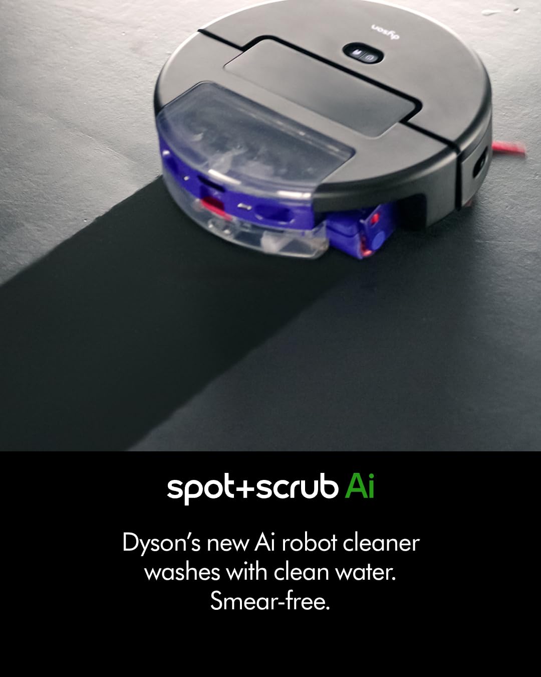 DYSON SPOT+SCRUB AI ROBOT VACCUM VACUUM CLEANER BLACK-BLUE RB05-A thumbnail 6