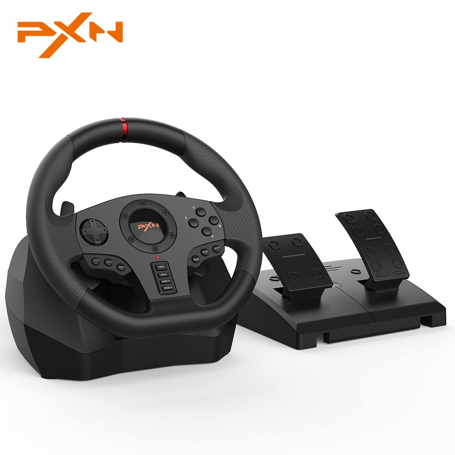 PXN GAME STEERING WHEEL SWITCH GAMING CONTROLLER BLACK PXN V900