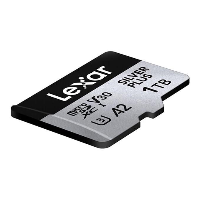 LEXAR PROFESSIONAL SILVER PLUS MICROSDXC UHS-I CARDS 205MB/S-1TB LMSSIPL001T-BNANG thumbnail 5