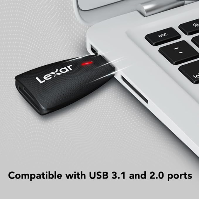 LEXAR MULTI CARD 2 IN 1 USB 3.1 READER LRW450UB thumbnail 6