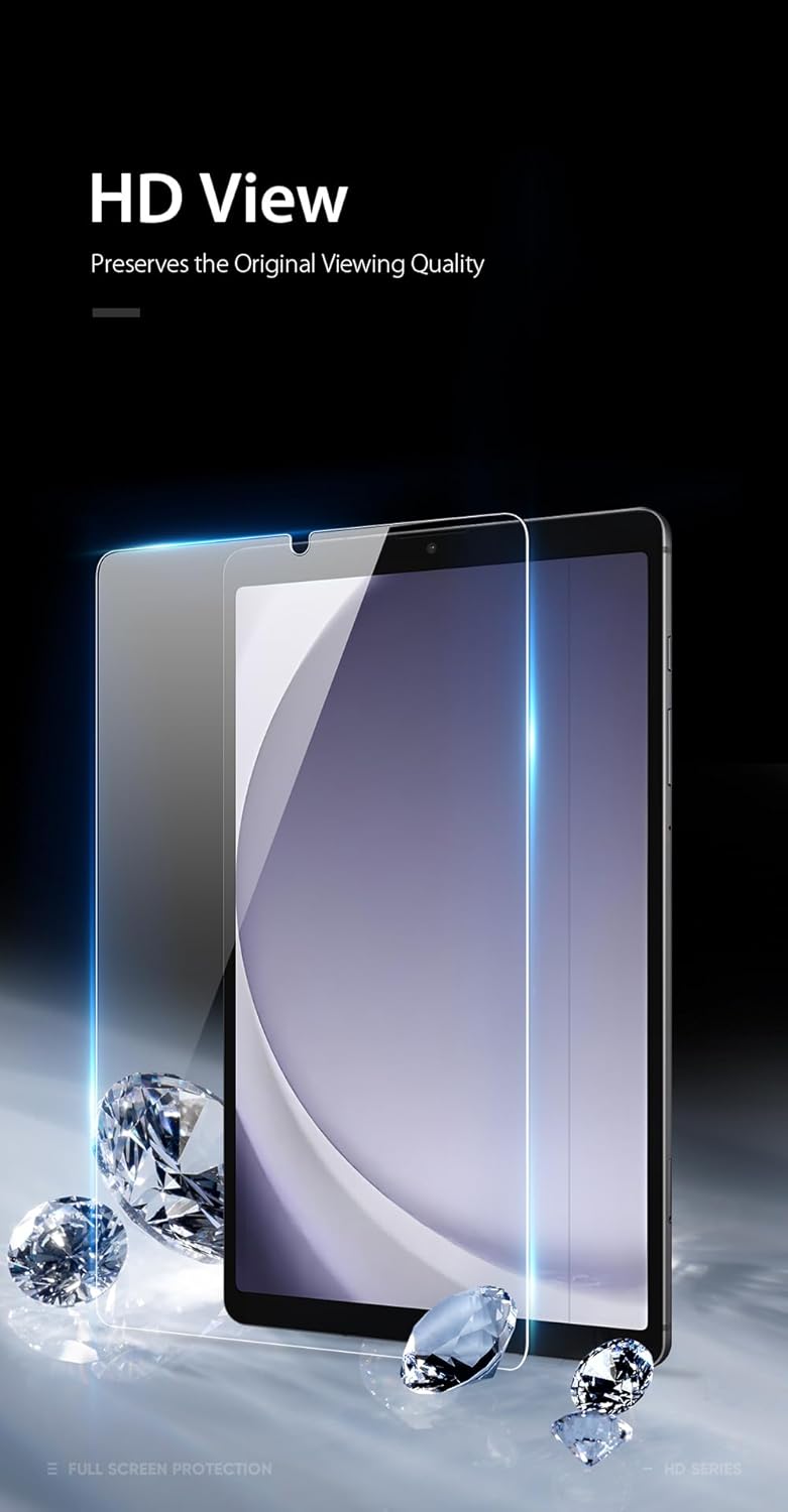 DUXDUCIS SAMSUNG TAB A9 PLUS GLASS SCREEN PROTECTOR CLEAR thumbnail 5