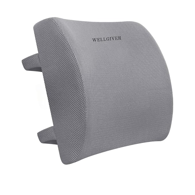 LUMBAR BACK SUPPORTER GRAY