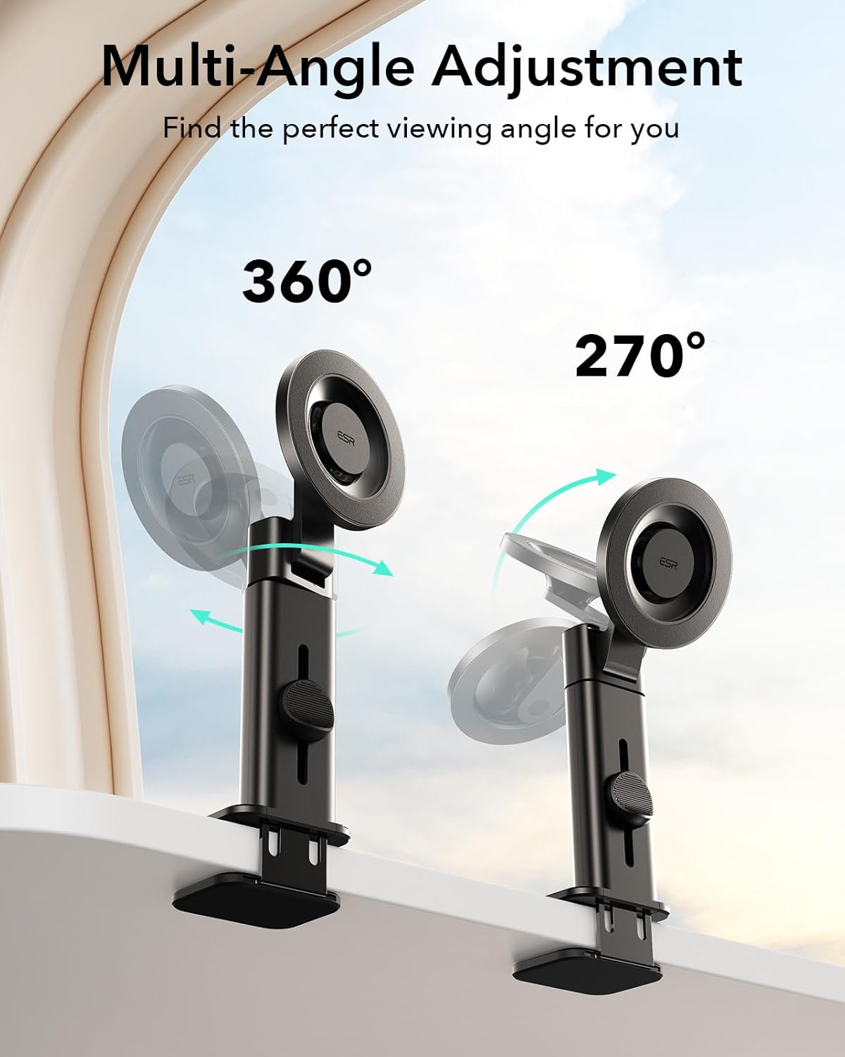 ESR AIRPLANE PHONE HOLDER BLACK thumbnail 6
