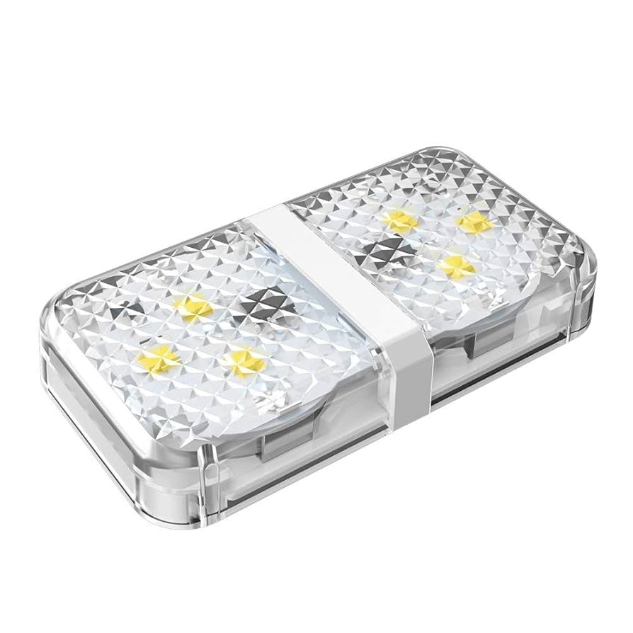 BASUES DOOR OPEN WARNING LIGHT 2PCS WHITE CRFZD-02