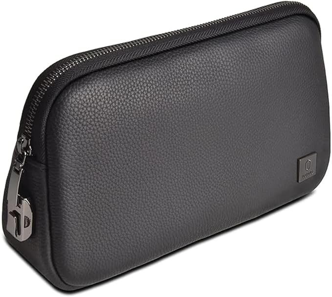 WIWU ALPHA FINGERPRINT LOCK CLUTCH BAG BLACK