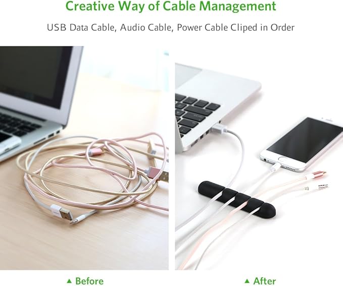 UGREEN ORGANIZER 2 PACK CABLE BLACK 30762 thumbnail 2