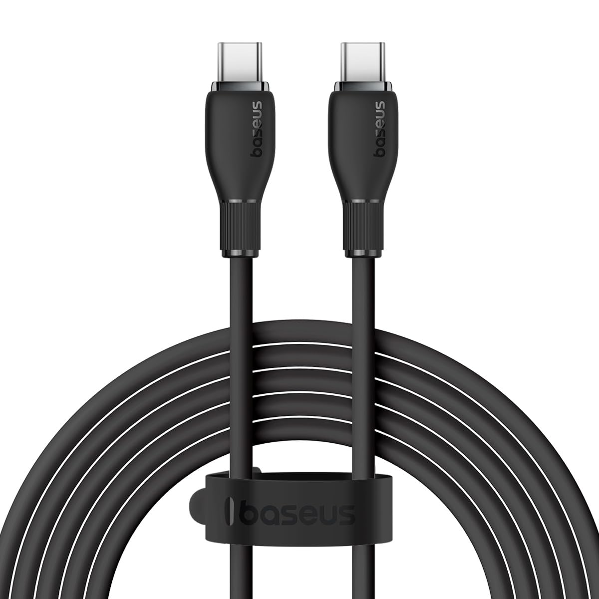 BASEUS PUDDING SERIES TYPE C TO LIGHTNING 20W CABLE 1.2M BLACK thumbnail 2