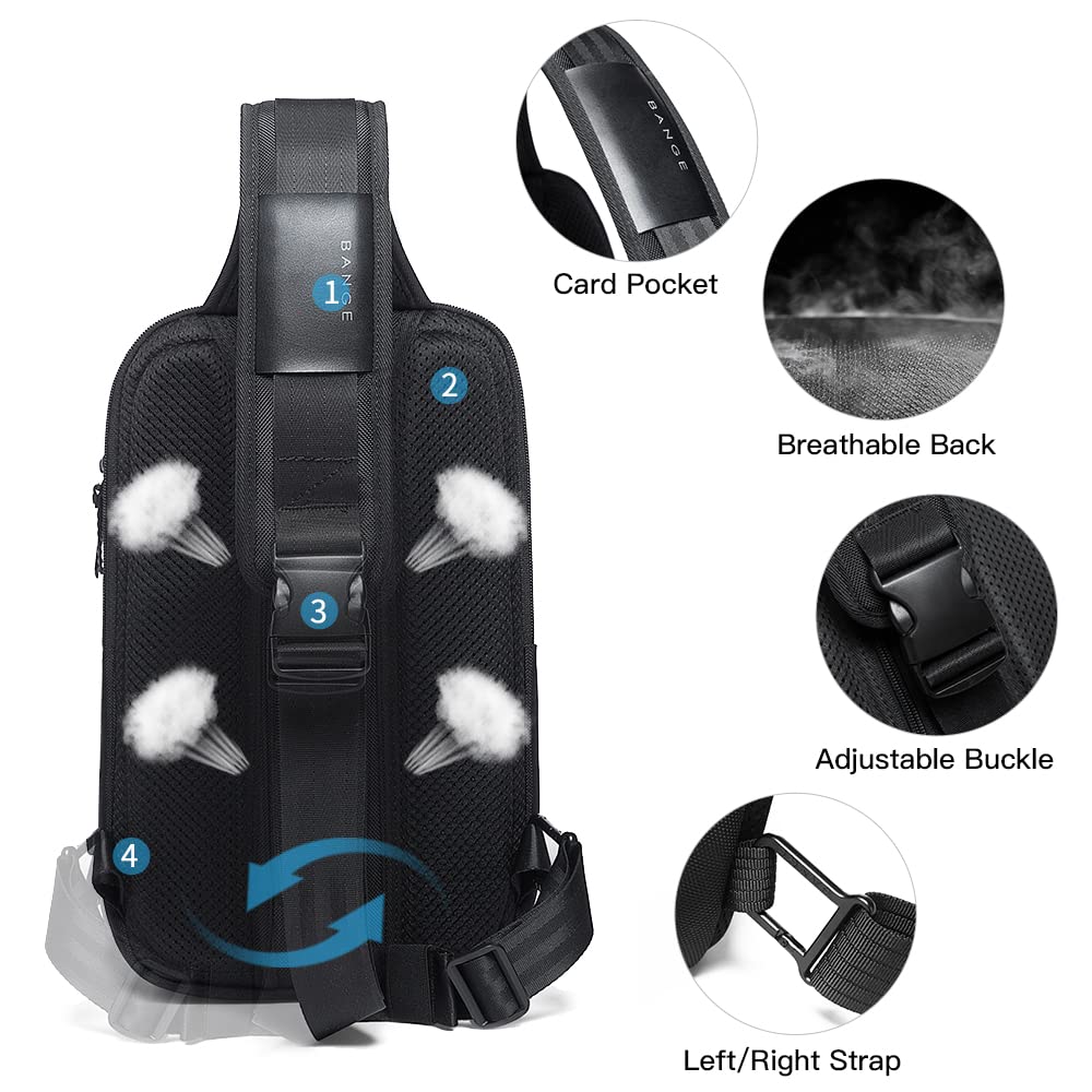 BANGE BACKPACK BLACK BG-7086 thumbnail 6