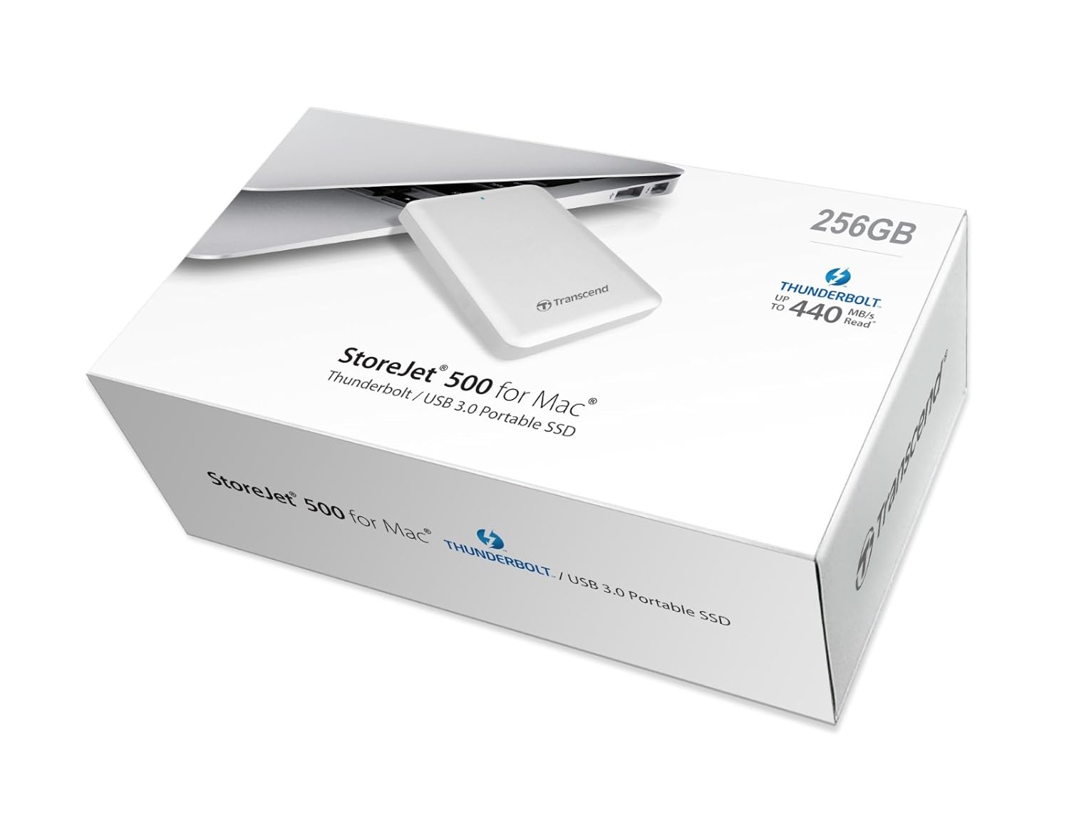 TRANSCEND THUNDERBOLT SSD 256GB FOR MAC TS256GSJM500 thumbnail 2