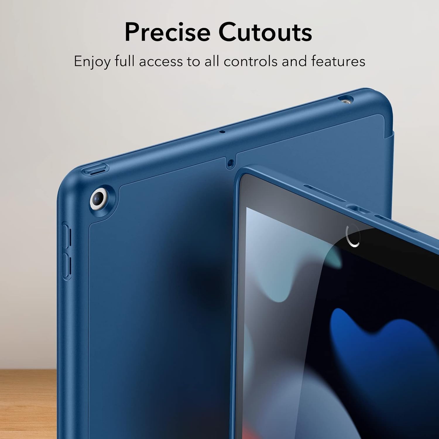 ESR IPAD 8/7 URBAN FOLIO CASE WITH PENCIL HOLDER BLUE thumbnail 6