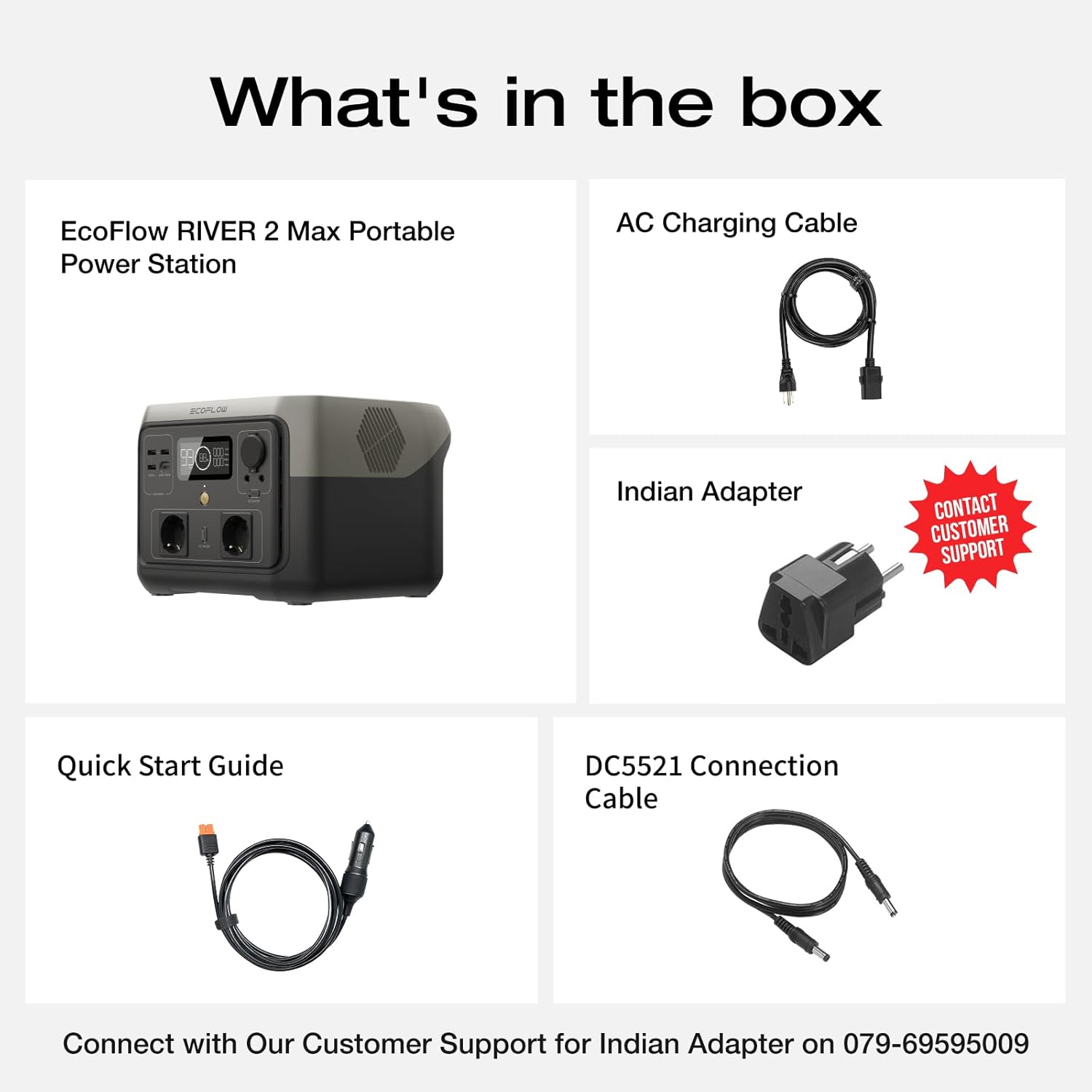 ECOFLOW RIVER 2 MAX PORTABLE POWER STATION 512WH EFR610 thumbnail 2