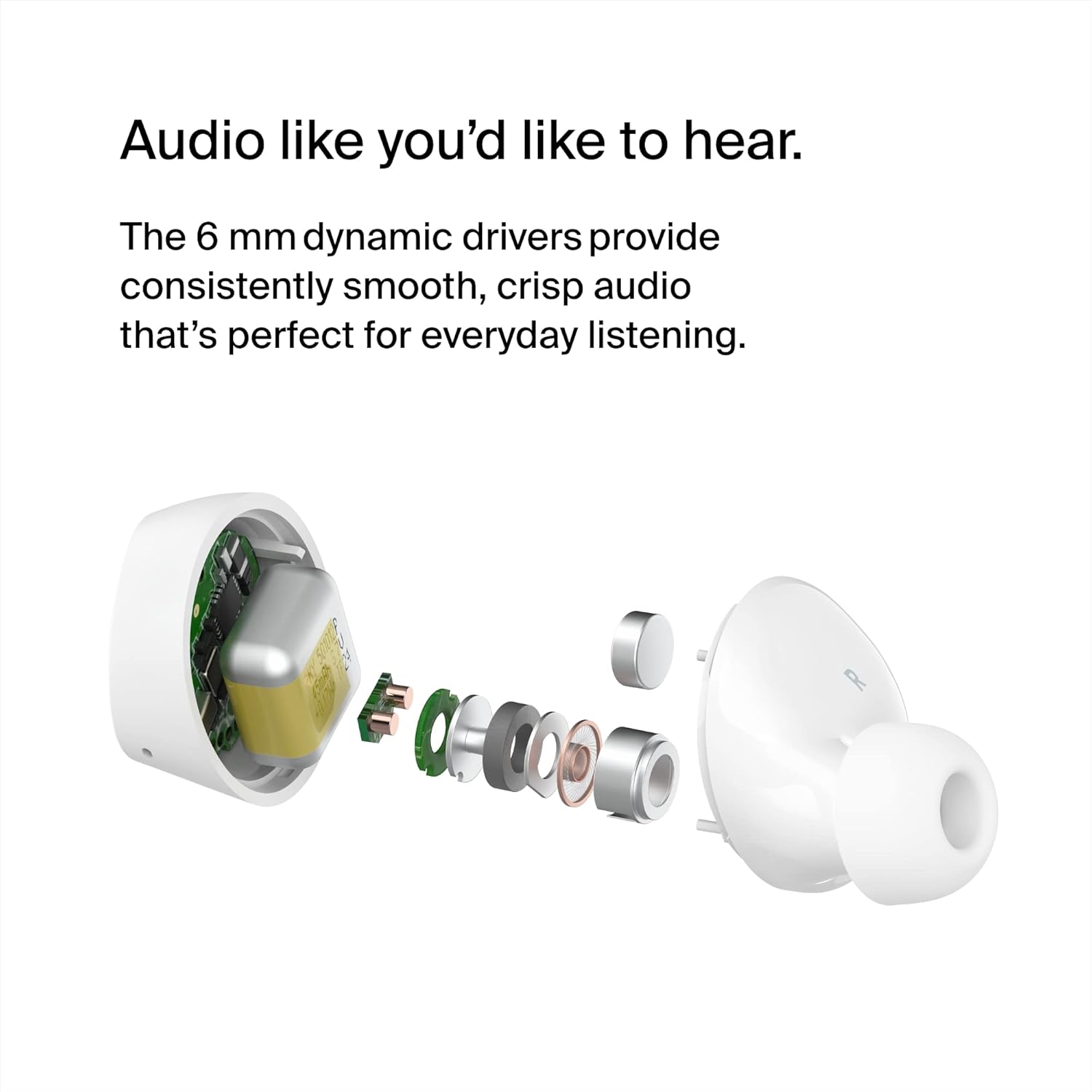 BELKIN SOUNDFORM BOLT TRUE WIRELESS EARBUDS WHITE AUC009BTWH thumbnail 4