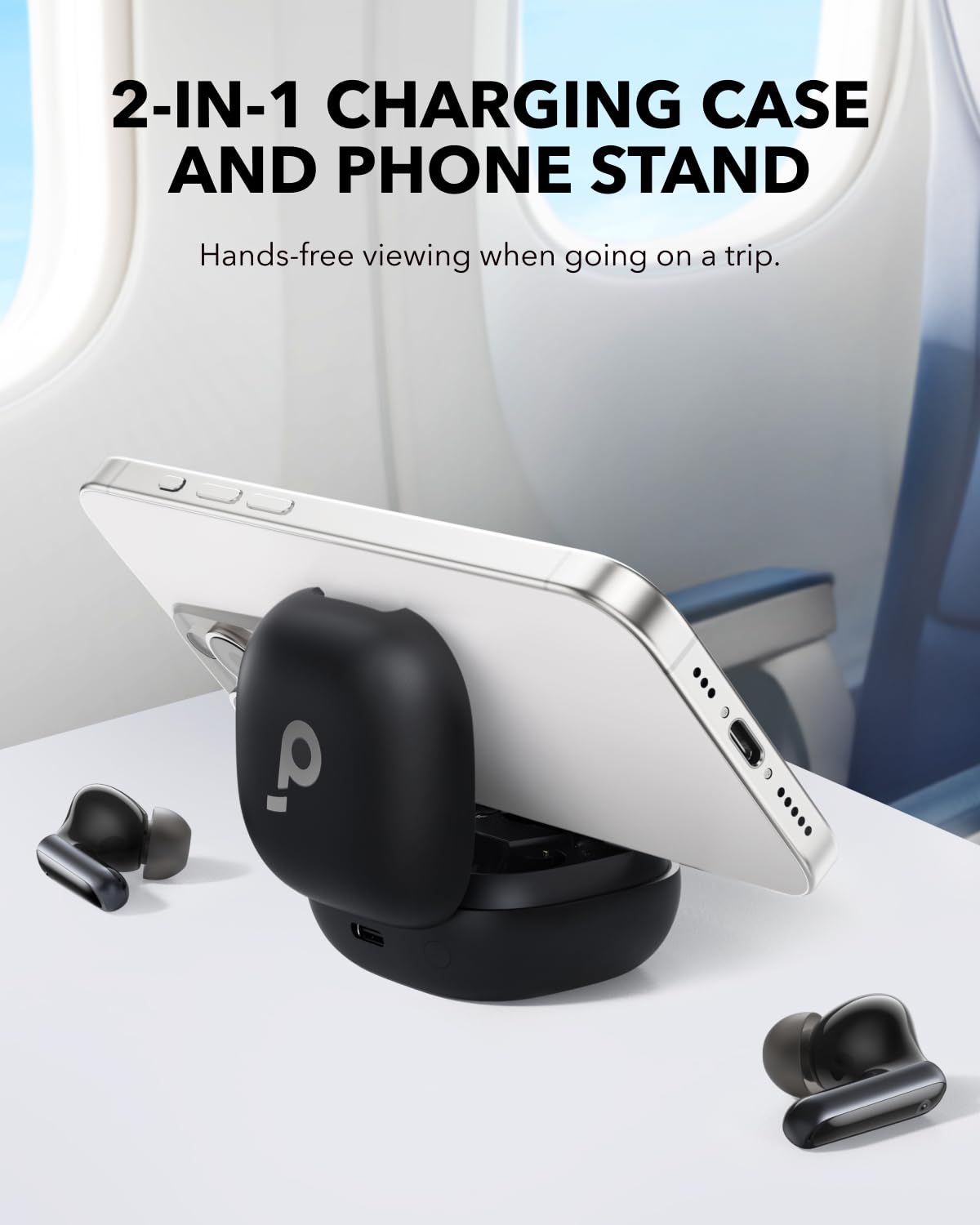 ANKER SOUNDCORE P40I NOISE CANCELLING EARBUDS BLACK A3955H11 thumbnail 2