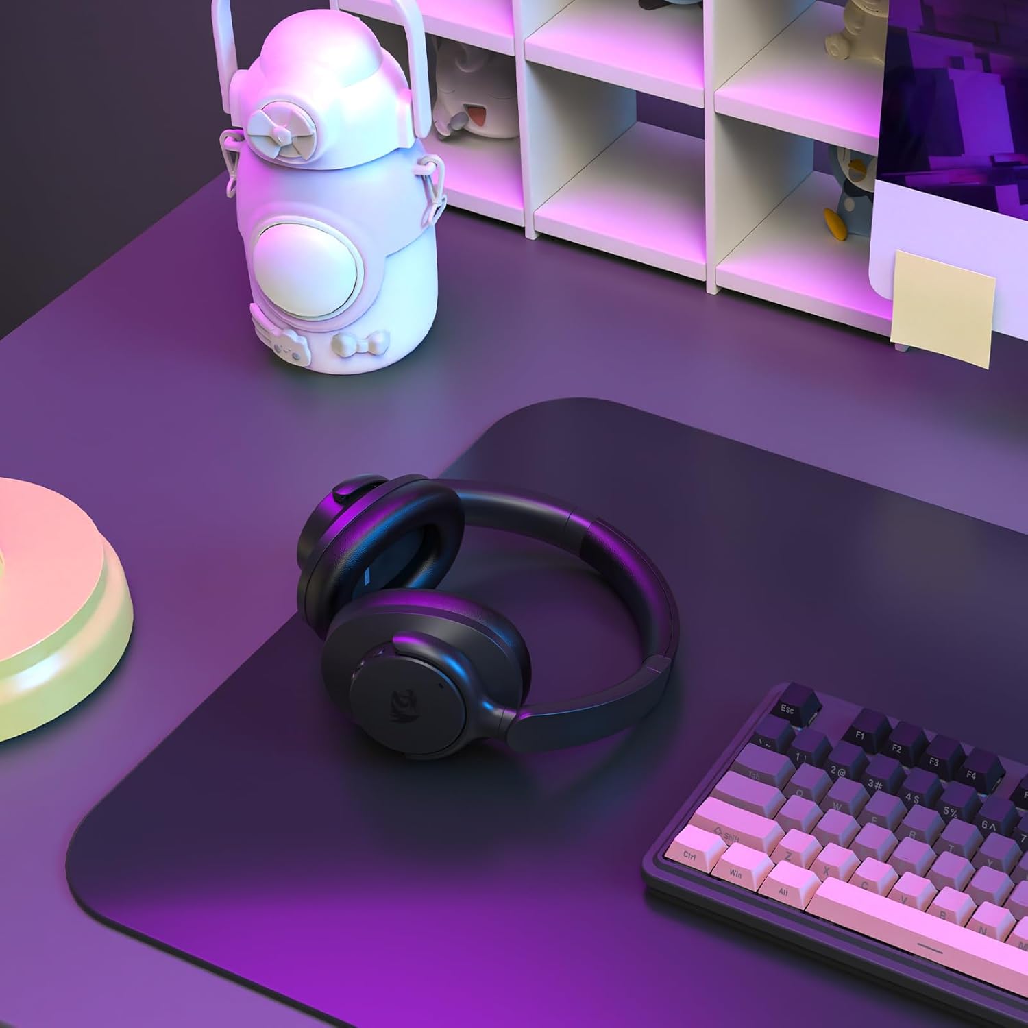 REDRAGON VIBECORE WIRED/WIRELESS GAMING HEADSET BLACK H610 thumbnail 6