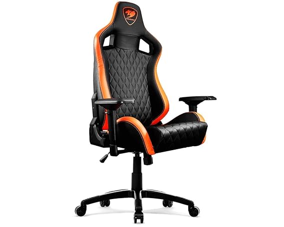 COUGAR ARMOUR ONE GAMING CHAIR ADJUSTABLE DESIGN ORANGE thumbnail 6