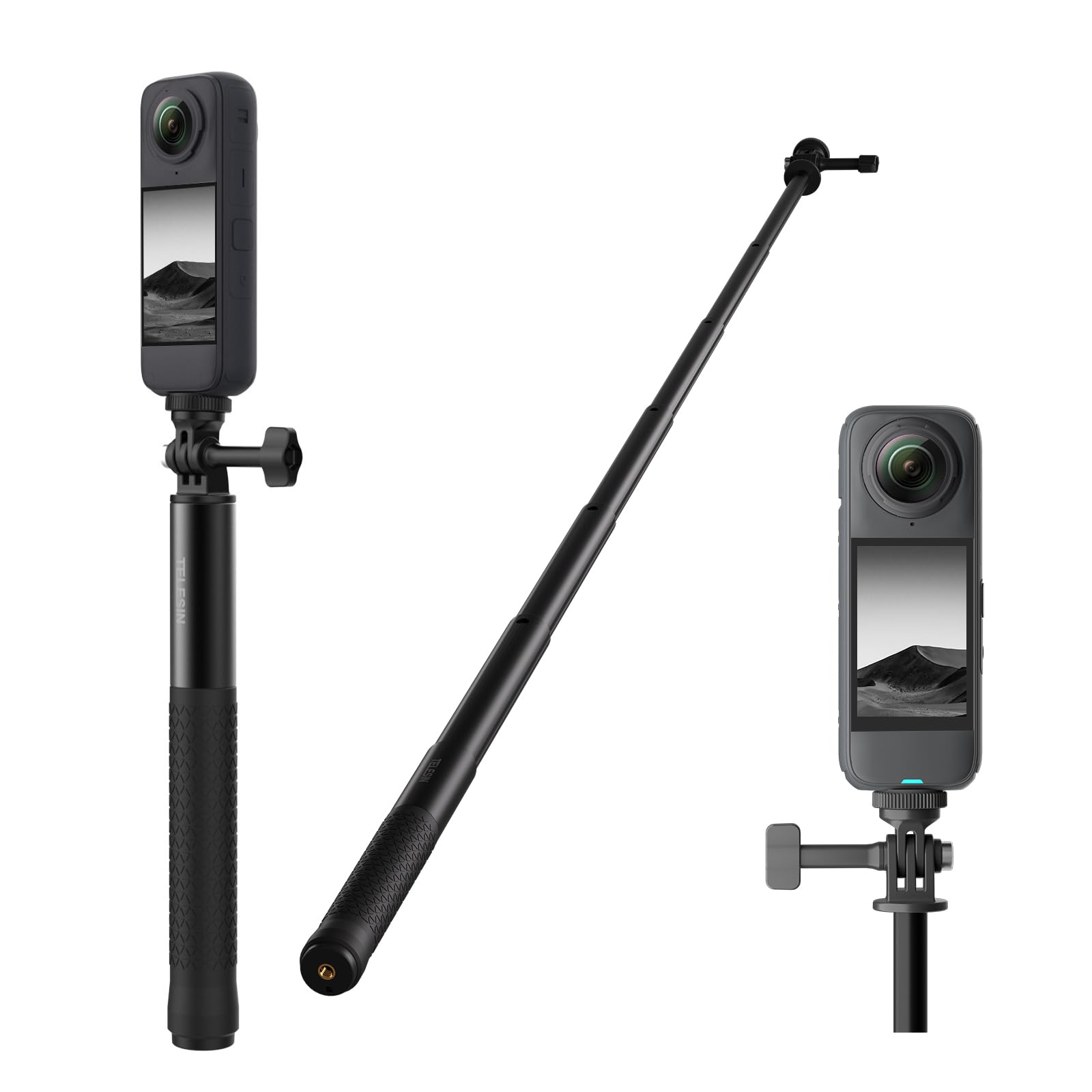 TELESIN 120CM ALUMINUM ALLOY SELFIE STICK S1-MNP-10