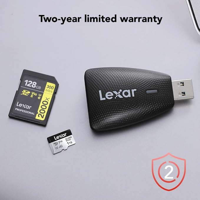LEXAR MULTI CARD 2 IN 1 USB 3.1 READER LRW450UB thumbnail 7