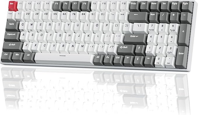 Royal Kludge RGB Tri-Mode Hot-Swap Gaming Keyboard - RK100