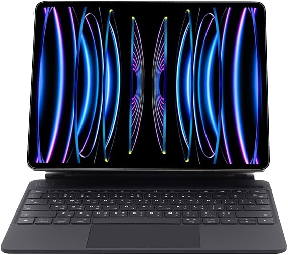 LEVELO AEROBOARD SCISSOR SWITCH IPAD PRO/AIR 12.9 INCH WIRELESS KEYBOARD BLACK LVLABKP12.9BK thumbnail 7
