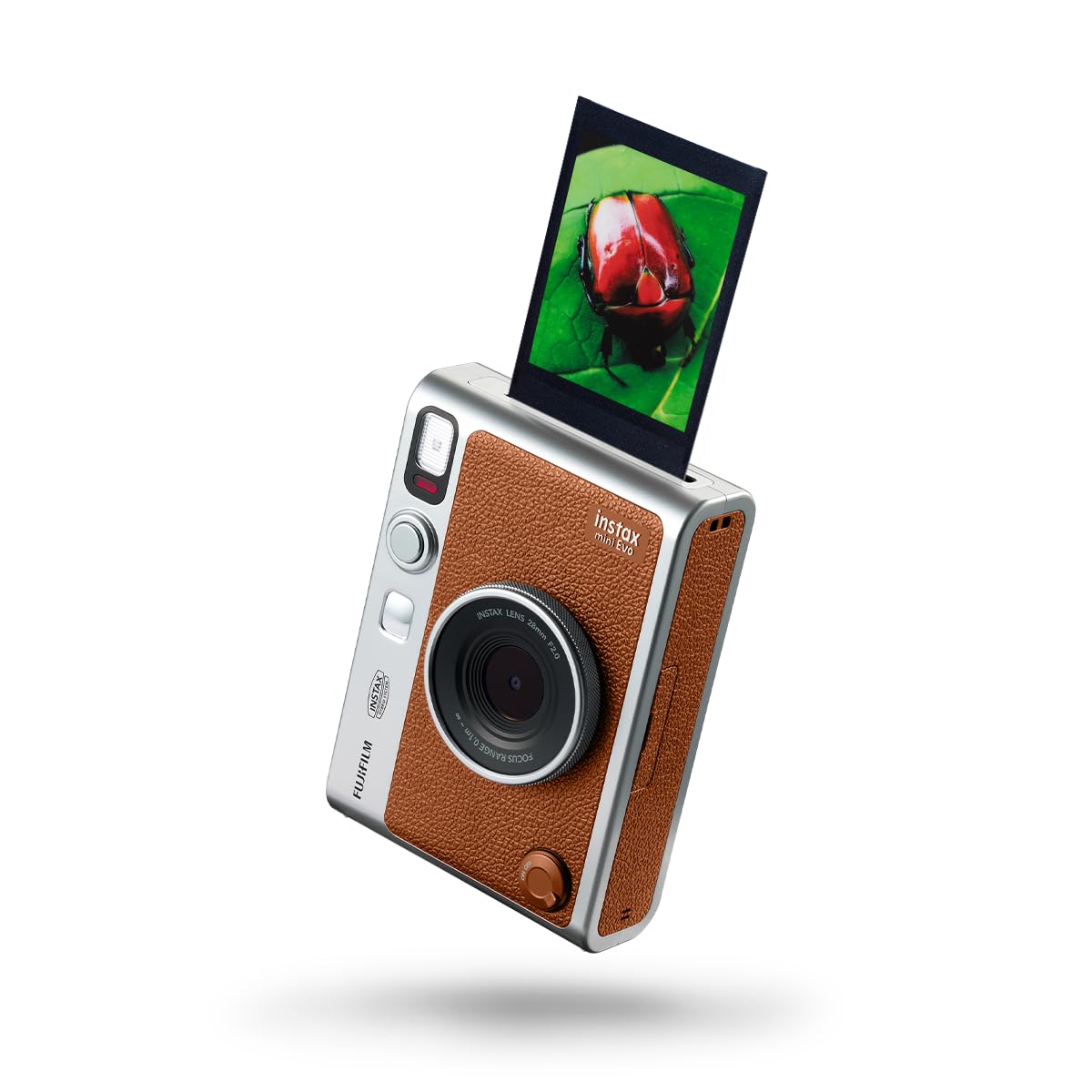 FUJIFILM INSTAX MINI EVO HYBRID INSTANT CAMERA BROWN thumbnail 6