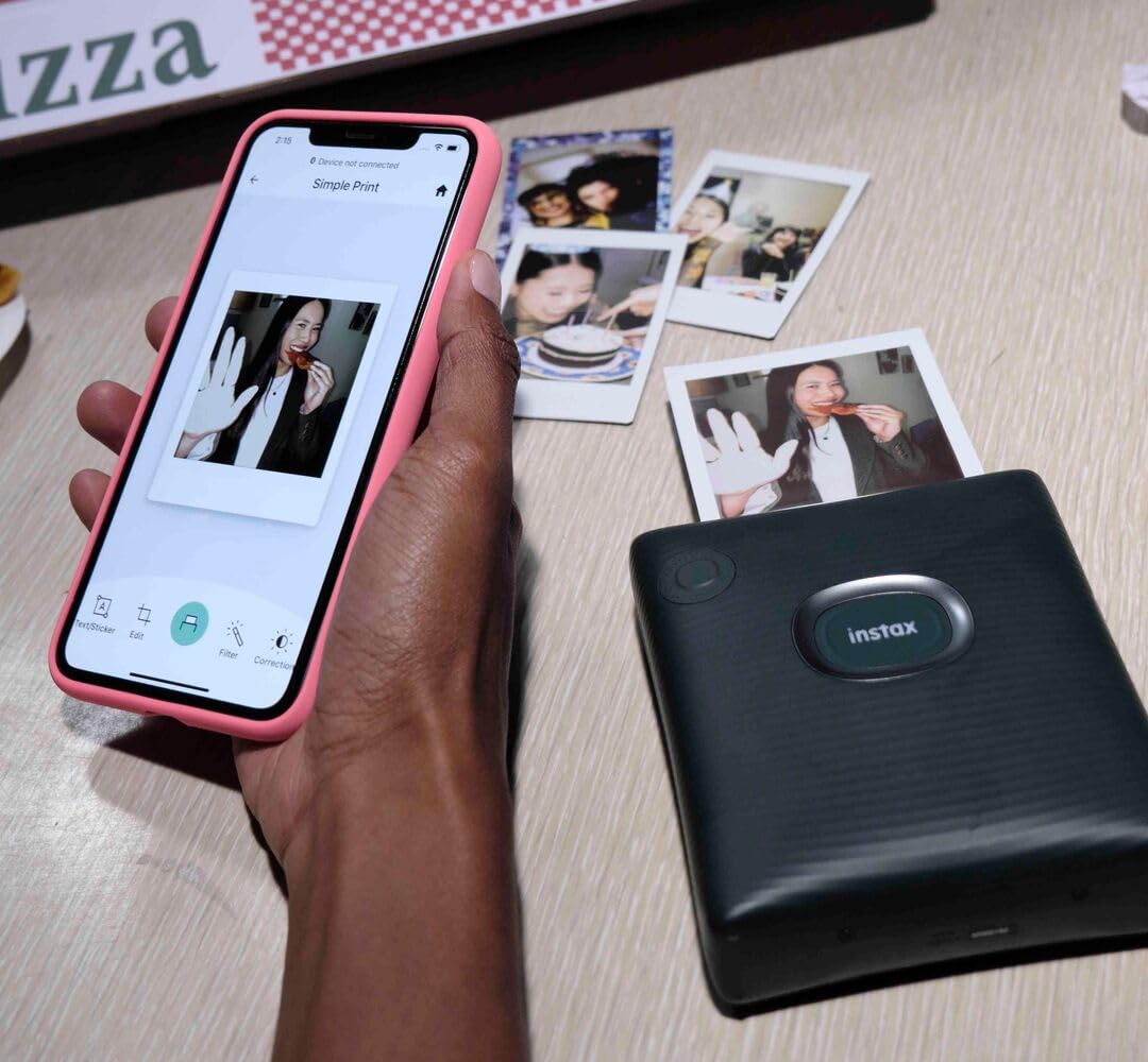 FUJIFILM INSTAX SQUARE LINK SMARTPHONE PRINTER MIDNIGHT GREEN thumbnail 4
