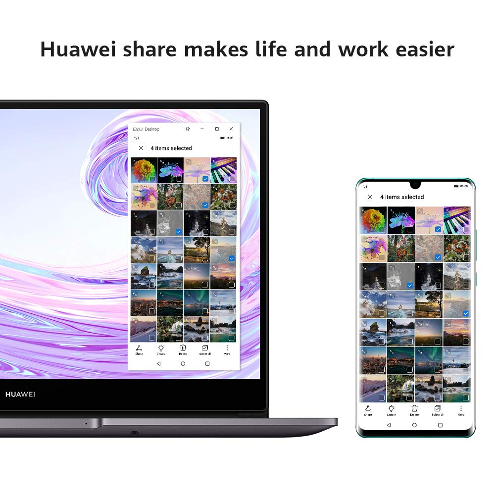 HUAWEI MATEBOOK 14 INCH RAYZEN 5 8GB/256GB SPACE GRAY WDH9 thumbnail 8