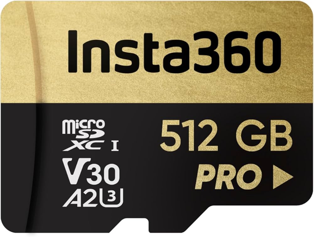 INSTA360 512GB MICROSD MEMORY CARD CINSBAVM