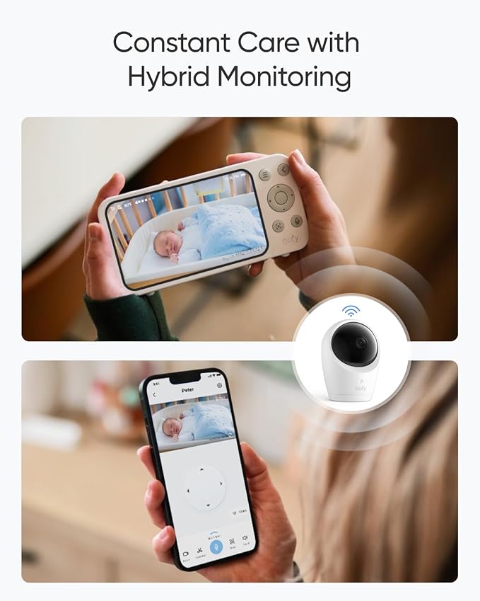 EUFY CAM E20 BABY MONITOR WHITE E8352221 thumbnail 2