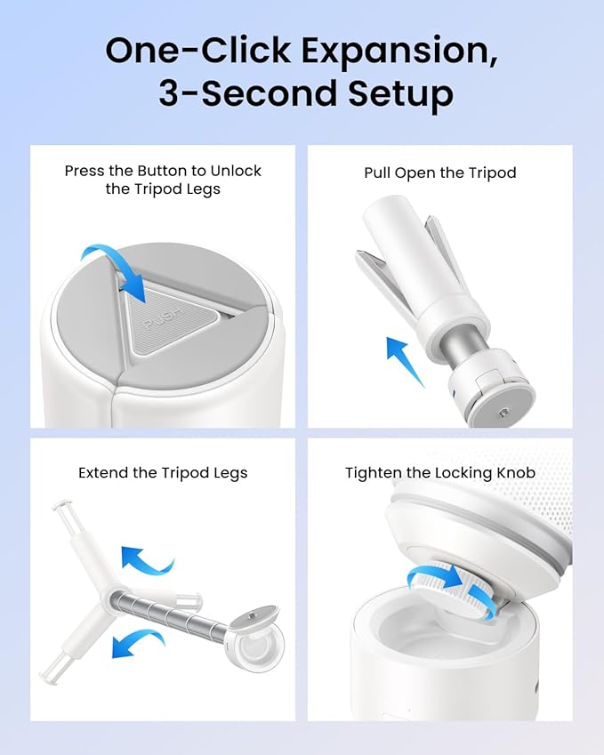 ANKER NEBULA CAPSULE POWERBANK TRIPOD WHITE D0731121 thumbnail 8