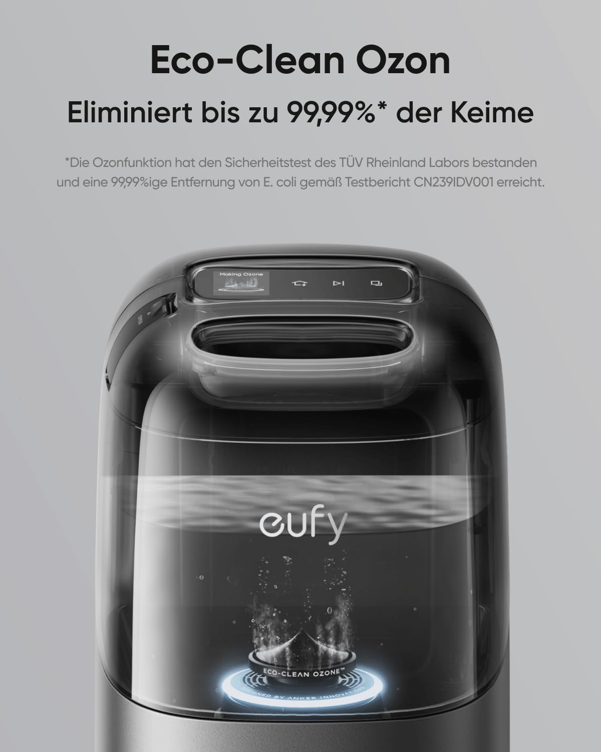 EUFY S1 GROUNDBREAKING FLOOR WASHING ROBOT VACUUM WITH ALL IN ONE STATION T2071G11 thumbnail 4