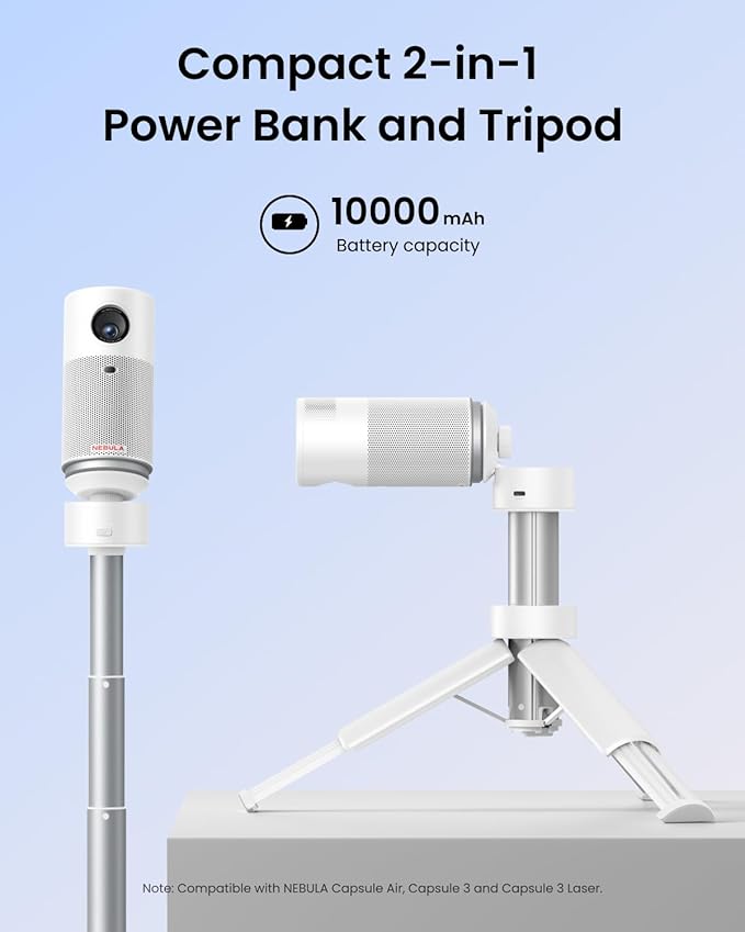 ANKER NEBULA CAPSULE POWERBANK TRIPOD WHITE D0731121 thumbnail 3