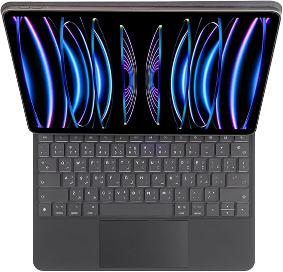 LEVELO AEROBOARD SCISSOR SWITCH IPAD PRO/AIR 12.9 INCH WIRELESS KEYBOARD BLACK LVLABKP12.9BK thumbnail 6