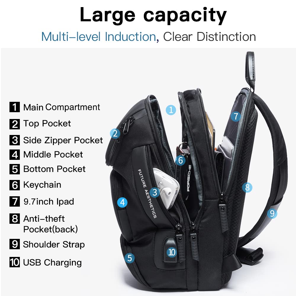 BANGE BACKPACK BLACK BG-7086 thumbnail 2