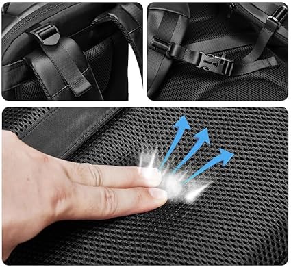 MULTFUNCTIONAL DIGITAL PHOTOGRAPH BACKPACK BLACK FJ6166 thumbnail 7