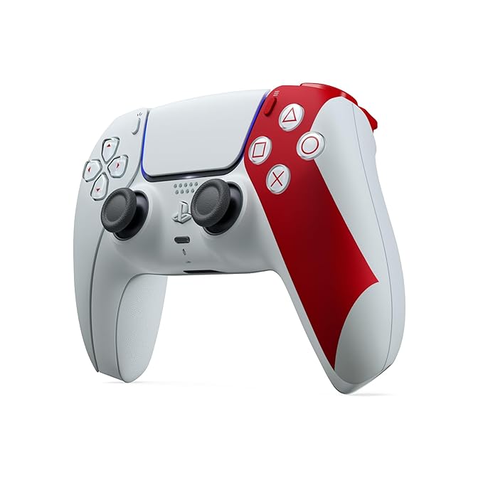 SONY PS5 GOD OF WAR LIMITED EDITION DUAL SENSE WIRELESS CONTROLLER RED WHITE CFI-ZCT1W thumbnail 3