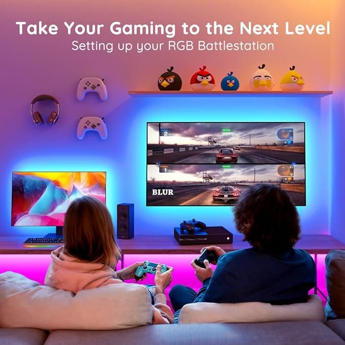 Transform Your TV Viewing Experience with the Govee RGB LED TV Backlight with Remote - H6179 thumbnail 4