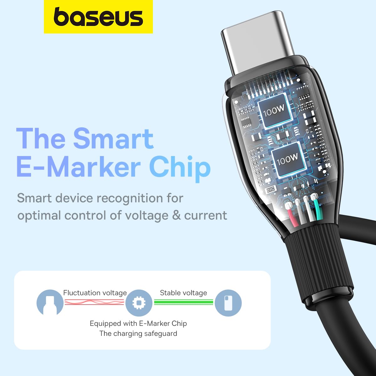 BASEUS PUDDING SERIES TYPE C TO LIGHTNING 20W CABLE 1.2M BLACK thumbnail 6
