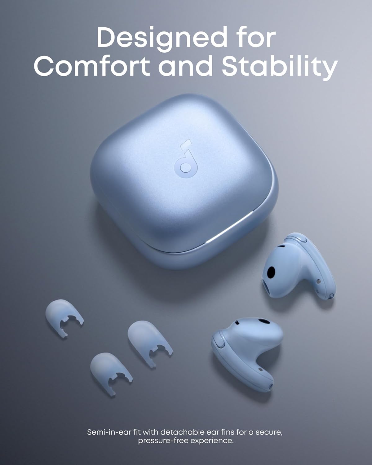 ANKER SOUNDCORE LIBERTY COMFORT WL EARBUDS BLUE D1200H31 thumbnail 2