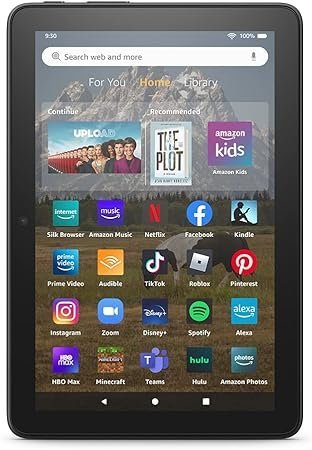 AMAZON FIRE 8 HD TABLET 64GB 12TH GEN BLACK