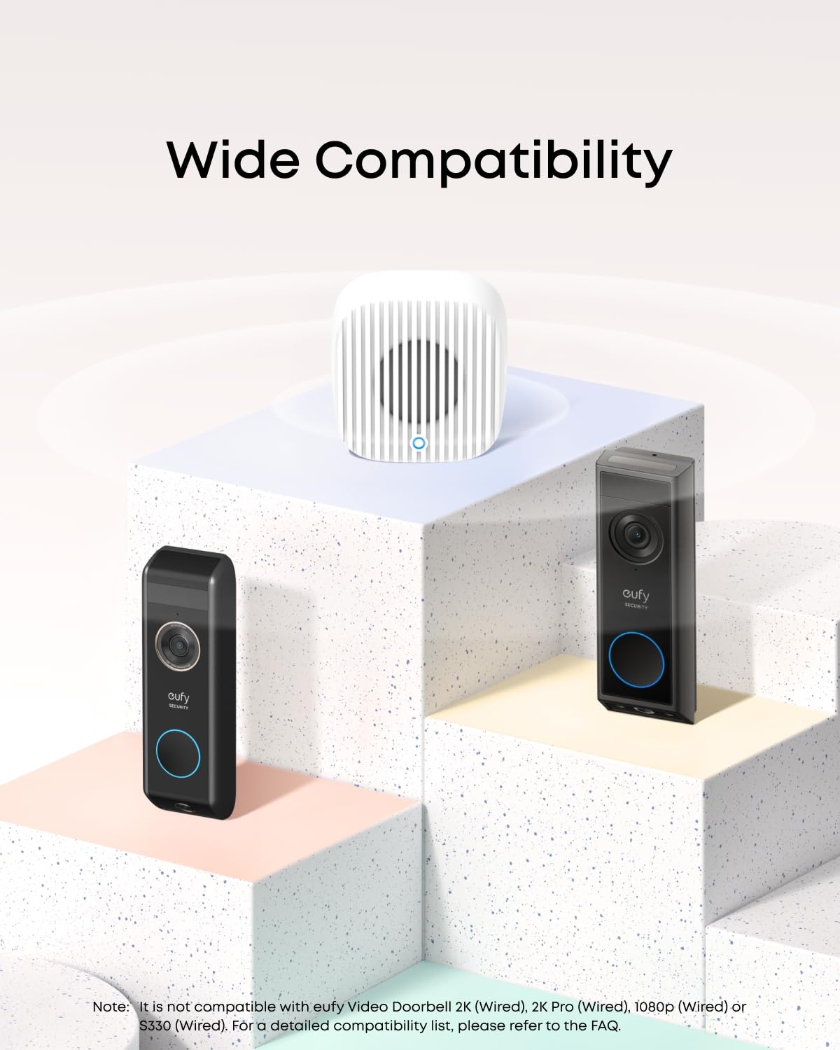 ANKER EUFY VIDEO DOORBELL CHIME2 WHITE T8026320 thumbnail 2