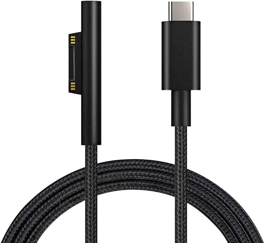 MICROSOFT SURFACE PRO PD 65W USB C NYLON WOVEN CABLE