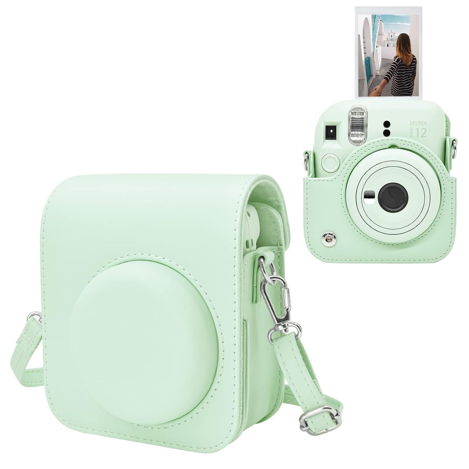 INSTAX MINI 12 CAMERA BAG GREEN thumbnail 6